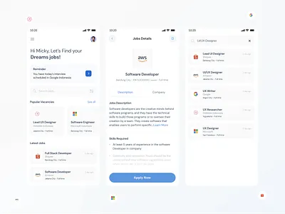 Job Search App Challenges