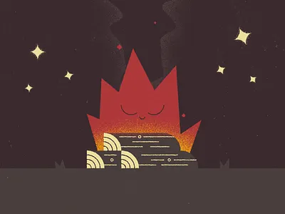 Sizzle camp fire camping fire sky smoke stars