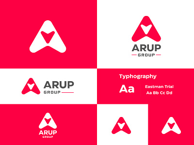 Arup Group - Corporate Brand Identity Design abstract logo arup group branding branding design business logo colorful logo corporate branding corporate logo design illustration lettering logo logo agency logo design logotype minimal modern logo monogram vector