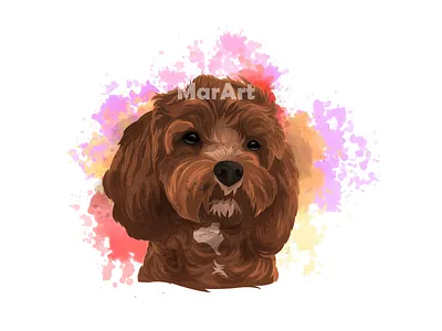 Dog ai amazing art cartoon character clipart coreldraw cute cutedog design dog dogsplash fullcolour illustration ilustration photoshop splash vector watercolour