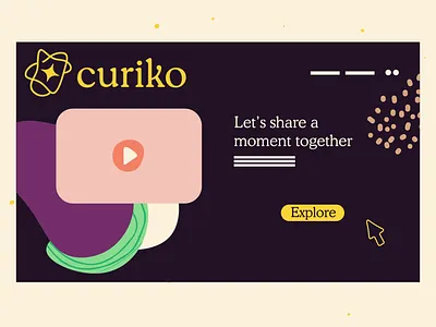 Curiko 2d after effects animation character graphic design illustration motion graphics ui