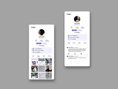 Daily Ui 006 - Profile Page daily ui 002 daily ui 2 dailyui dailyuichallenge design profile page ui ux