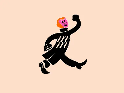 The Marching Monkey - Ver. 2 animal animallogos animals cleanlogos emblems illustration logos mascot mascotlogos mascots minimallogos modernlogos monkey monkeylogos monkeys simplelogos symbols whatsnew