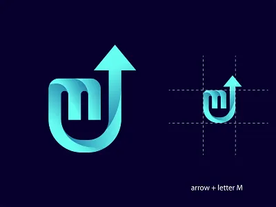 m+arrow company logo design gradient logo letter logo letter mark logo logo concept logo design logo idea logo ideas logo mark logodesign logos logotype minimal minimalist logo modern logo unique logo word mark