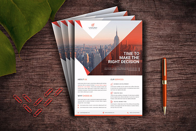 Corporate business flyer or brochure ads banner branding brochure business business flyer catalog company profile corporate design flyer leaflet logo magazine post poster print professional social media template