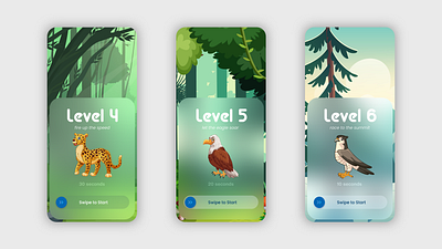 Game UI design game design game levels mobile game ui