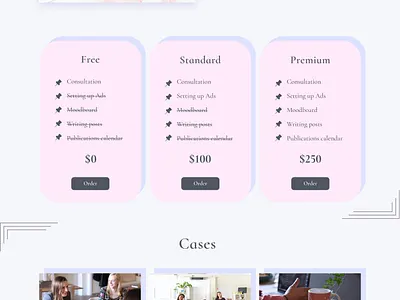 SMM specialist portfolio website 3d branding figma landingpage protfolio web ui ui ux webflow
