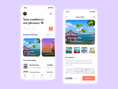 Paraspace app book hotel mobile tour travel