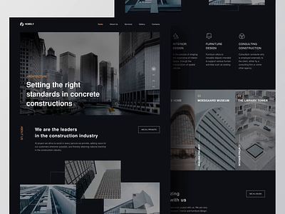 Homely - Architecture Landing Page ✨ agency agency website animation architecture architecture landing page branding company design landingpage marketing mobile app product professional ui uidesign uiux ux web website websitedesign