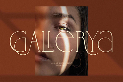 Gallerya - Modern Ligature Typeface advertising branding classy display display font elegant fashion fonts lettering logo luxury magazine minimalist modern sans serif serif stylish typeface typography unique