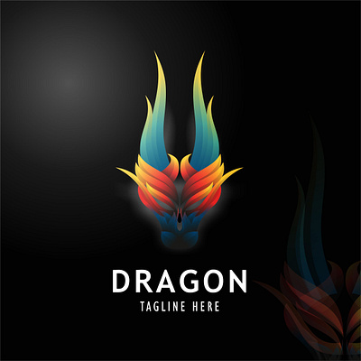 DRAGON branding design dragon esport graphic design icon illustration logo vector