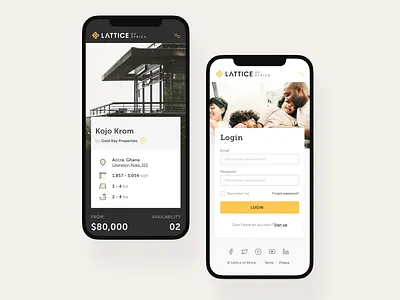 Lattice of Africa realestate responsive ui ux website
