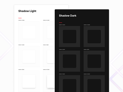 Shadow styles in Figma by Bunin Dmitriy on Dribbble