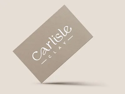 Carlisle Clay branding custom type design graphic design lettering logo logo design typography