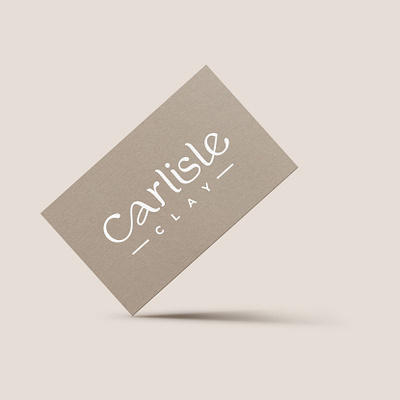 Carlisle Clay branding custom type design graphic design lettering logo logo design typography