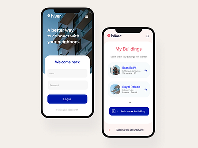 hiver app app design ui ux