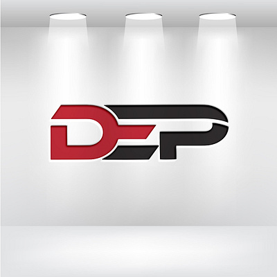 DEP Letter Logo design branding dep logo design design flat lettering logo logo design logodesign logos