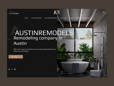 Austinremodels branding design logo ui ux web website