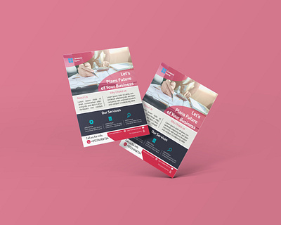 Flyer For Corporate Business. a4 abcdefghijklmnop banner branding company company flyer corporate corporate flyer financial flyer graphic design illustration import print print material print ready promotion qrstuvwxyz twitterpost typography