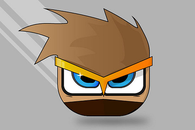 Owl head For Clothing mascot branding clothing design design idea graphic design illustration logo logo design mascot mascot logo owl cartoon owl logo ui