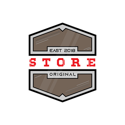 vintage clothing badge Logo badge logo branding design design idea design logo graphic design illustration logo logo idea simple logo ui vector vintage vintage badge logo