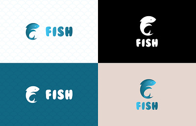 Fish Logo brand guidelines brand identity brand style guide branding colorful ecommerce fish logo food logo letter logo lettermark logo logo design logo icon logo mark logodesigner logotype minimal logo monogram