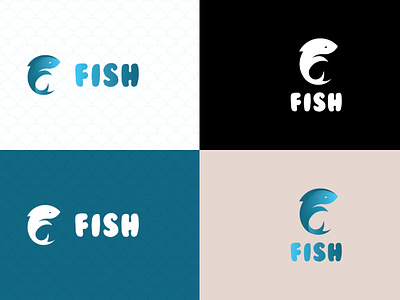 Fish Logo brand guidelines brand identity brand style guide branding colorful ecommerce fish logo food logo letter logo lettermark logo logo design logo icon logo mark logodesigner logotype minimal logo monogram