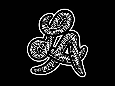 LA Mamba branding graphic design logo typography