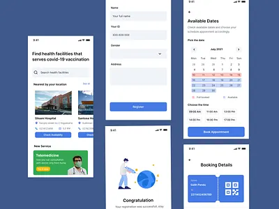 Exploration - Vaccine Schedule apps appointment covid mobile apps schedule ux vaccine