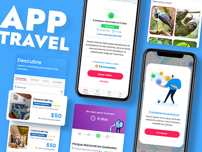 App Travel app design graphic design ui ux