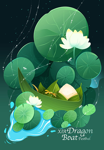 Dragon Boat Festival chinesefestival design dragonboatfestival graphic design illustration