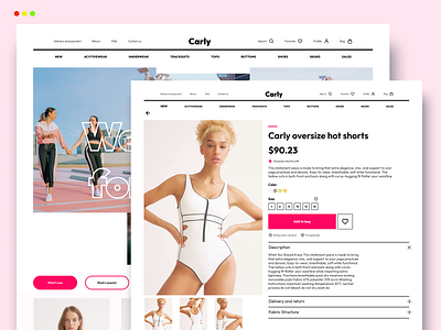 Activewear E-commerce shopping store UI / UX Web design 3d branding branding design design fashion app fashion store graphic design illustration landingpage logo minimal mobile app mobile ui motion graphics ui ui design uiux vector web design webdesign