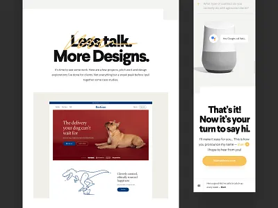 Portfolio clean design designer illustration one page portfolio scribble typography ui ux web