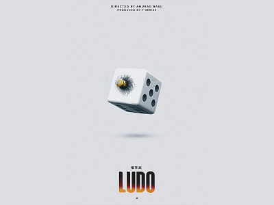 Ludo (2020) bangladesh branding design dhaka film illustration ja logo ludo minimal movie netflix poster poster design t series thejoyabraham ui vector