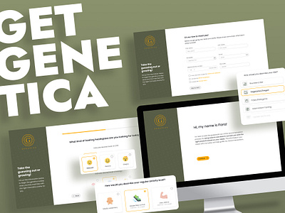 Get Genetica app design graphic design ui ux