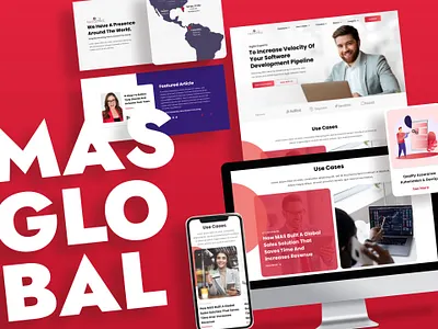 Mas Global app design graphic design ui ux