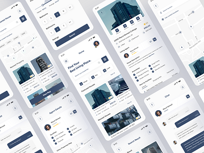 HOMYE - Real Estate App 2021 app app ui appartment flat home home rent home rent app house house rent interaction design maruf real estate real estate agency real estate app realestate uiux uiux case study