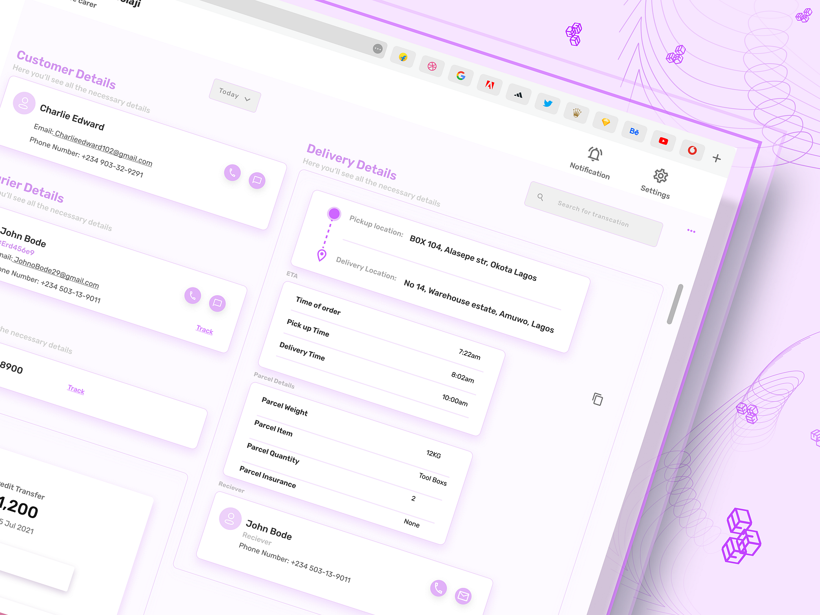 Payment Dashboard design by Vanessa Adohe on Dribbble