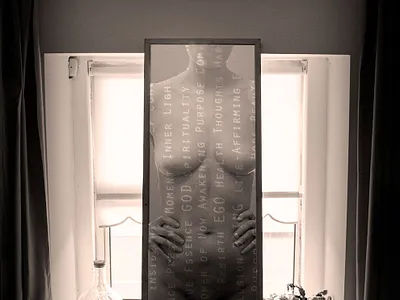 Look Within mirror naked woman photoshop