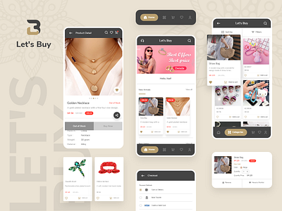 Let’s Buy - Ecommerce Solution app design branding creative design ecommerceapp ecommercesolution graphic design interactive design softwaredevelopmentcompany uiuxdesign web development