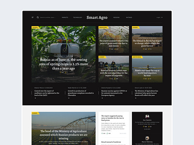 News website dark design figma homepage information information website magazine news news website online magazine ui ui design user experience user interface ux ux design web web design website website design