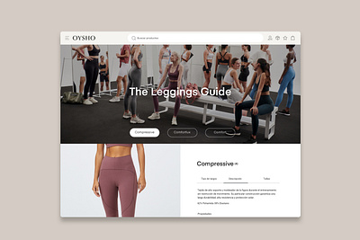 Landing Leggings Guide brand design branding design graphicdesign illustration layout logo typography ui website