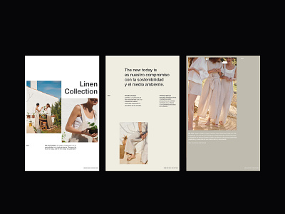 Landing Linen Collection _ Oysho brand design branding design graphicdesign illustration layout logo typography ui website