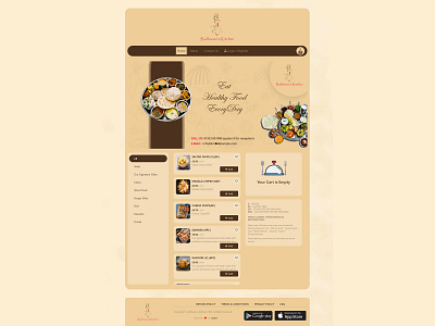 Radharani's kitchen app branding design digitalmarketing food graphicdesign hotel krishna landing radha restorant socialmedia ui uiux web web app webdesign webdesigner webpage website