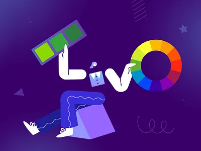 Color Theory Fundamentals Illustration article blog branding business character chart color combinations communication design flat fundamentals geometric geometrical illustration illustrator marketing study theory vector