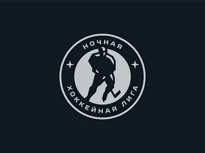 Night Hockey League athlete hockey hockey player league puck q10 sport sports sports branding sports design sports identity sports logo stick