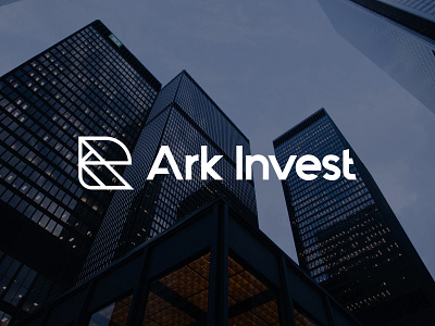 ARK Invest Financial Investment Company Logo Mark Redesign ark bitcoin branding crypto ethereum finance logo financial invest investment logo letter mark logo logo design logo mark logo redesign mark minimal monogram name logo stock market stocks