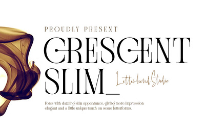 Crescent Slim - Stylish Serif Font font seriffont typeface typography