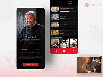 Dazclass_App branding design ui userinterface