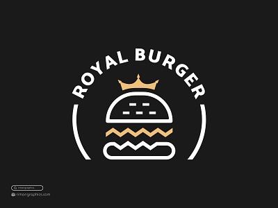 Royal Burger Logo american burger logo bbq logo best dribbble shots burger king retro logo colorful logo crown logo fastfood logo fresh burger logo fries logo hamburger logo homemade pizza logo kebab logo king logo popular dibbble shots rimongraphics royal burger logo royalty logo sandwich logo sandwich shop logo vintage bbq logo